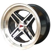 PACK 4  TARGA NEGRA 13X5.0 ET20 4X98