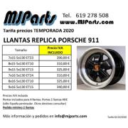 LLANTA REPLICA PORSCHE