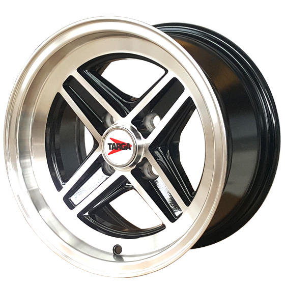 PACK 4  TARGA NEGRA 13X7.0 ET7 4X98