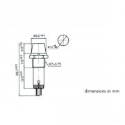 INDICADOR LUMINOSO 12V PEQUEÑO